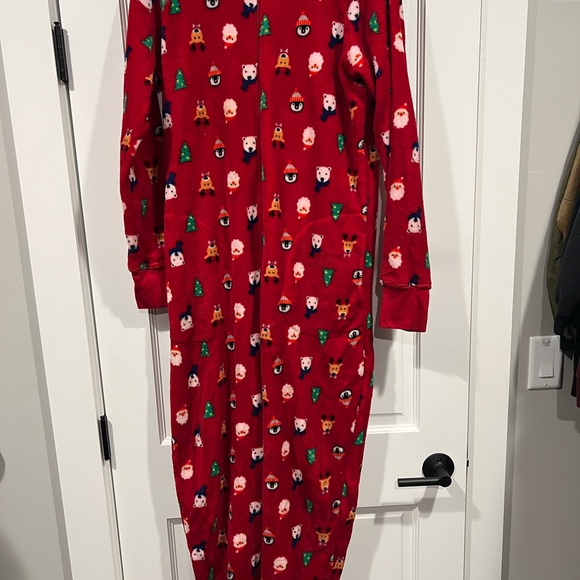 Festive Red Christmas Onesie - Picture 1 of 4